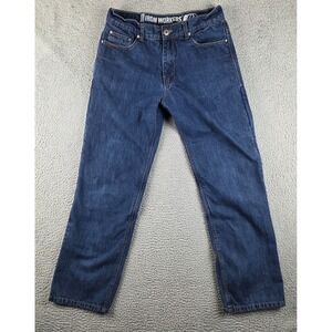 Bilt Iron Workers 0398 Lined Reinforced Motorcycle Jeans Mens 34 (31x31) Blue